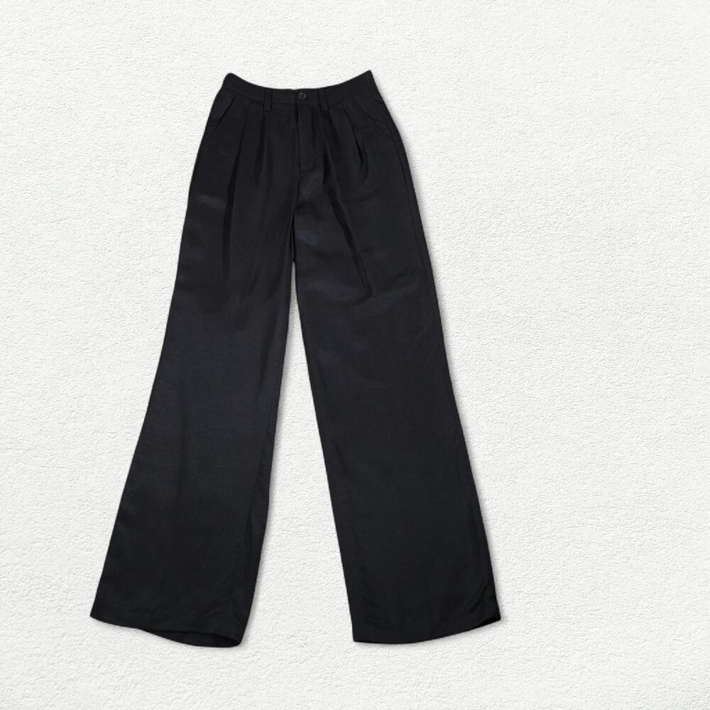 Anine Bing Carrie Trouser Pants in Black